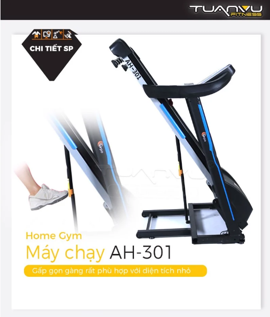 Máy chạy gia đình Carpo AH301