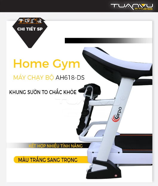 Máy chạy gia đình CARPO AH618DS