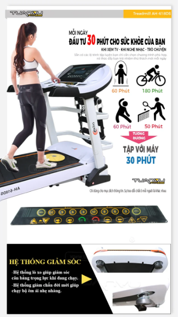 Máy chạy gia đình CARPO AH618DS