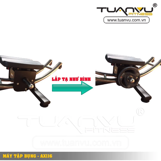 Máy tập bụng AX116