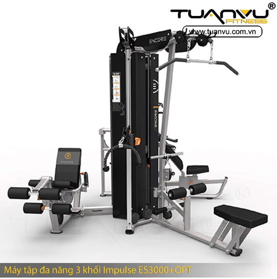 Máy tập đa năng 3 khối Impulse ES3000+OPT