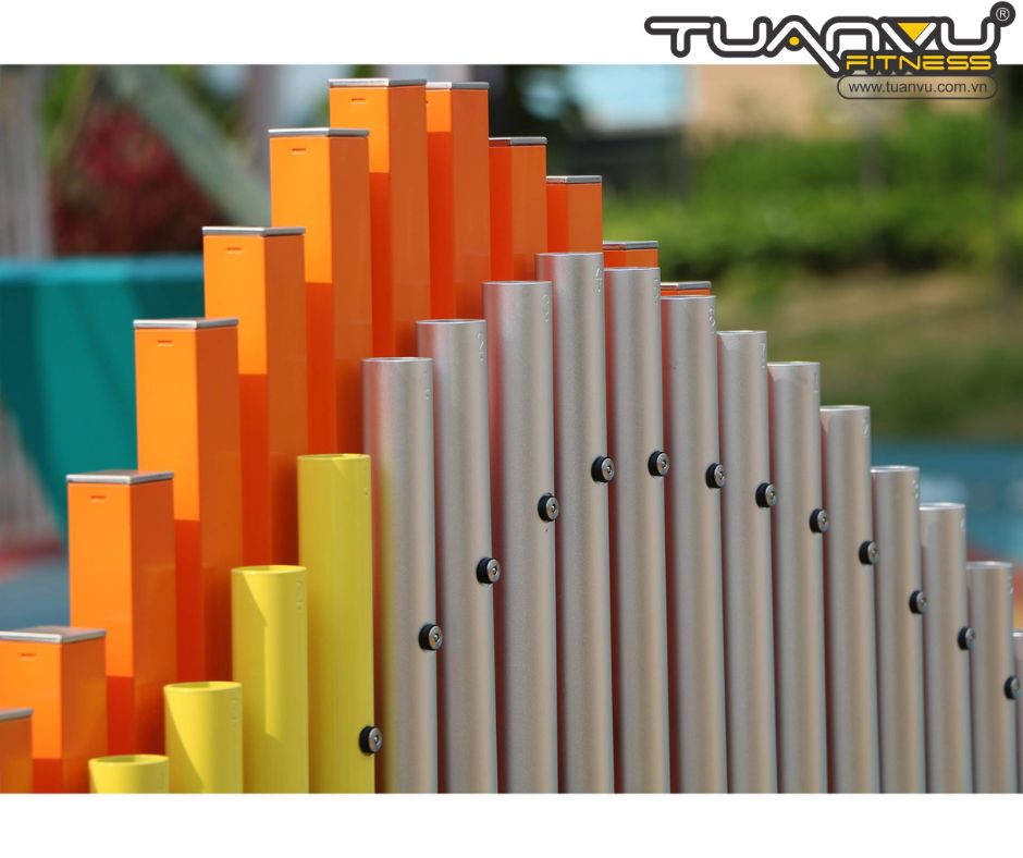 Nhạc cụ gõ ngoài trời hợp kim nhôm Handpipes