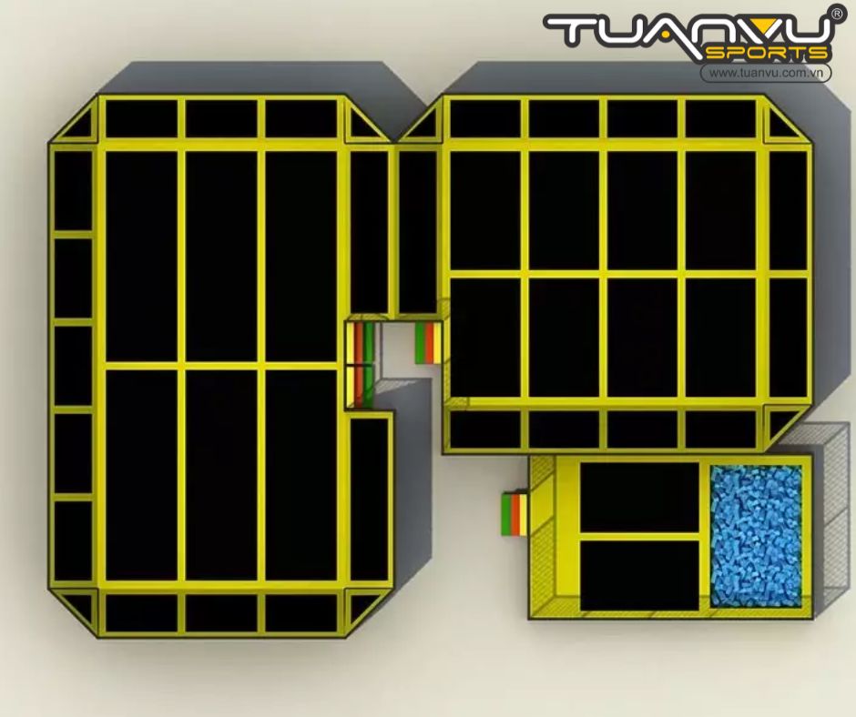 Công viên bạt nhún trong nhà KP-BC141122-5