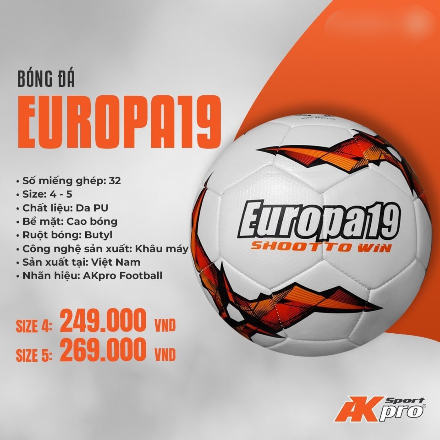Quả bóng đá EUROPA19