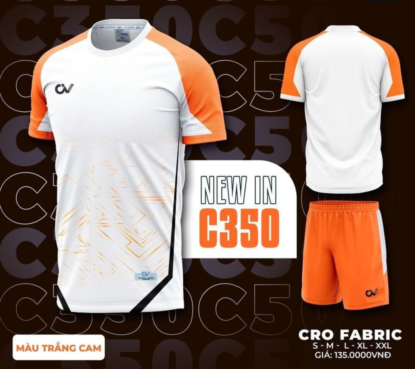 Quần áo đá bóng C350