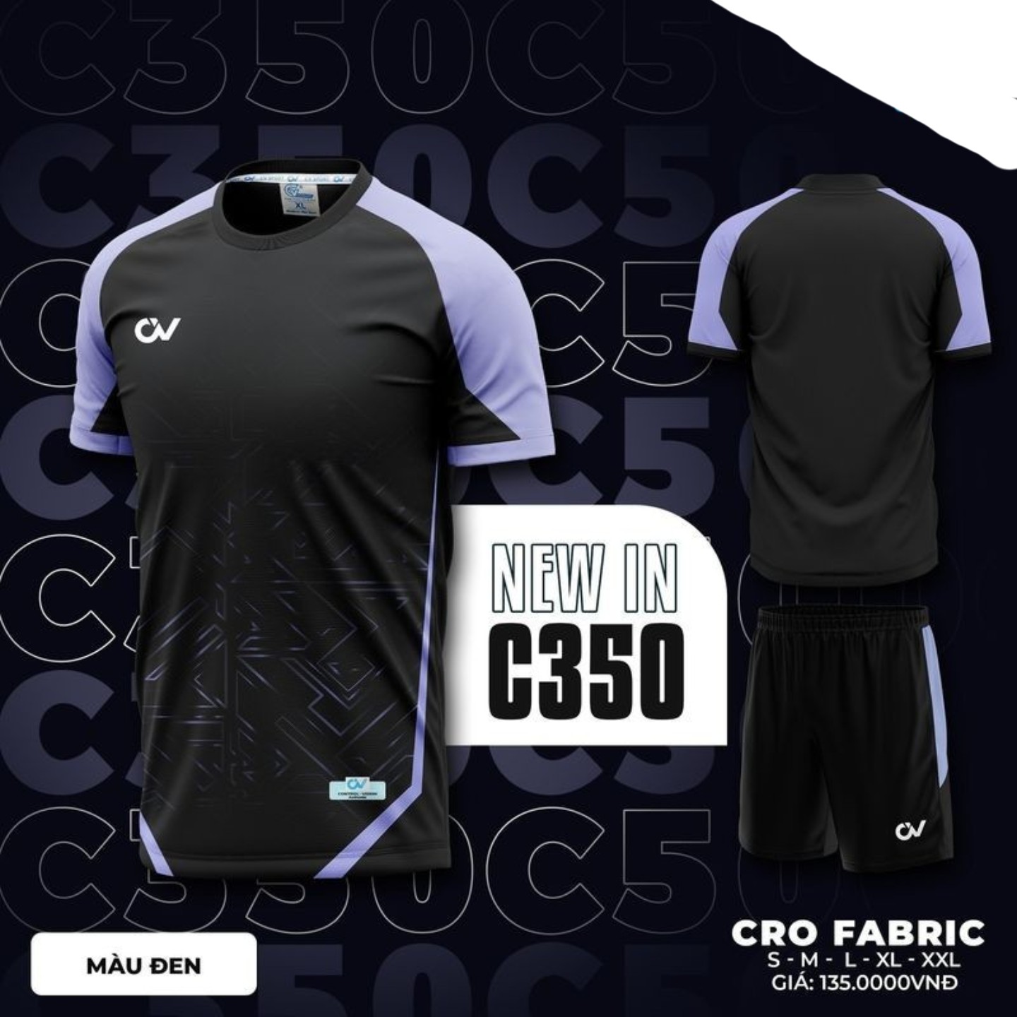 Quần áo đá bóng C350