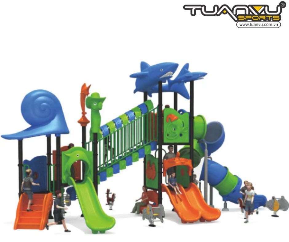Sân chơi ngoài trời mầm non đại dương KP-HYSH004