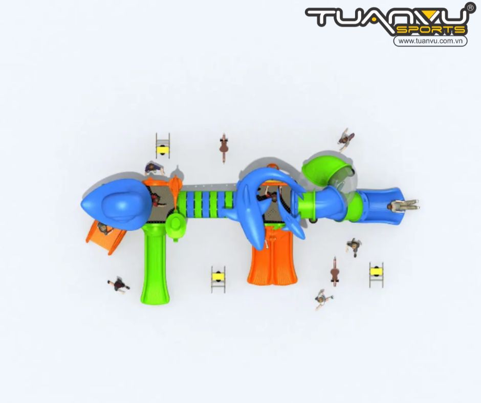 Sân chơi ngoài trời mầm non đại dương KP-HYSH004