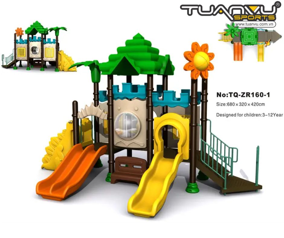 Sân chơi ngoài trời mầm non Eye-Catching Jungle