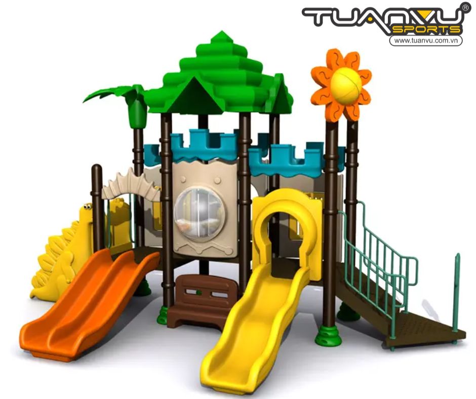 Sân chơi ngoài trời mầm non Eye-Catching Jungle