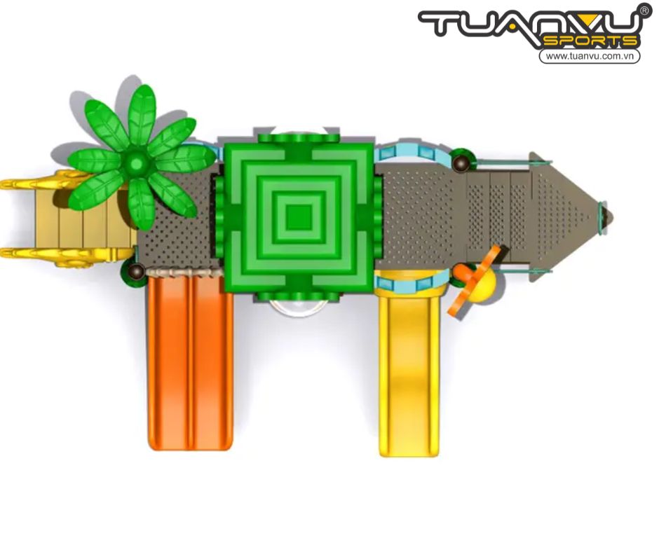 Sân chơi ngoài trời mầm non Eye-Catching Jungle