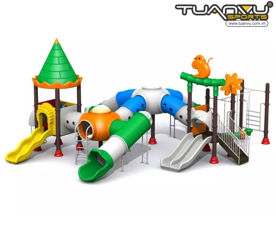 Sân chơi ngoài trời mầm non KP-CB107