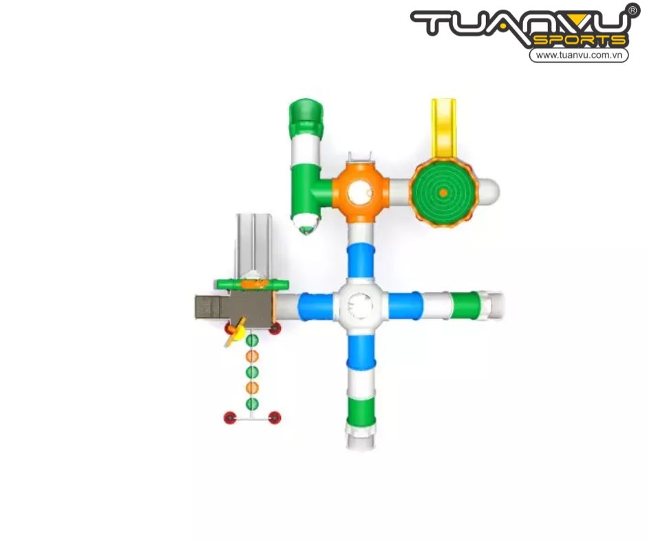 Sân chơi ngoài trời mầm non KP-CB107
