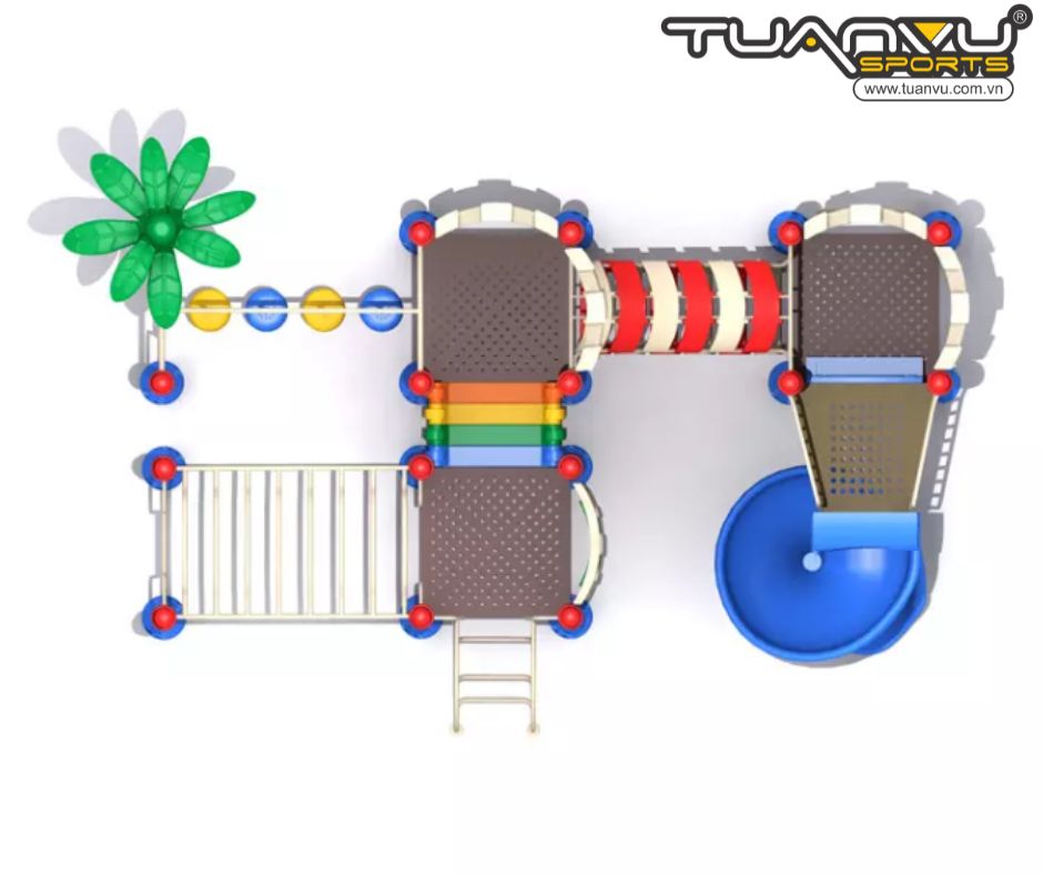Sân chơi ngoài trời mầm non KP-CB119