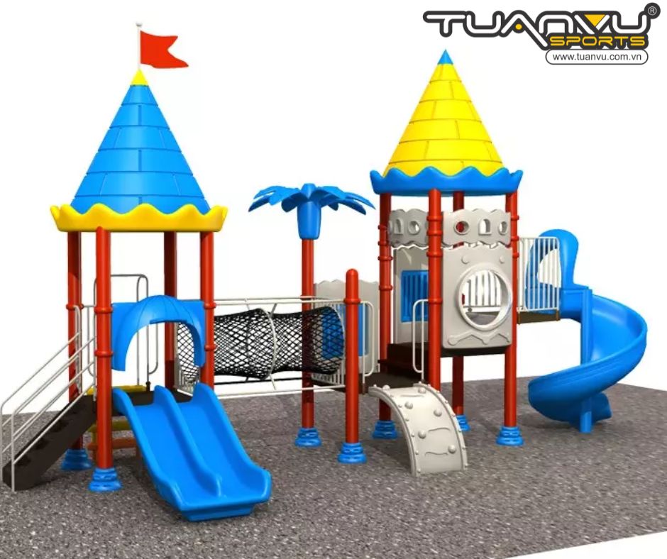 Sân chơi ngoài trời mầm non KP-CB1198