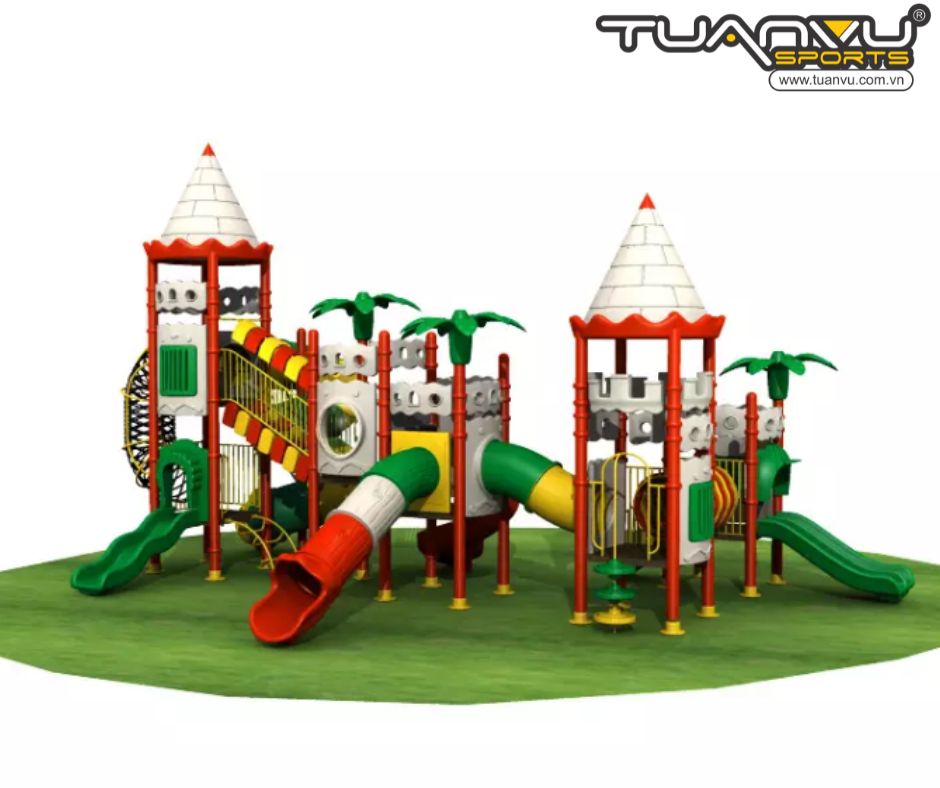 Sân chơi ngoài trời mầm non KP-CB126