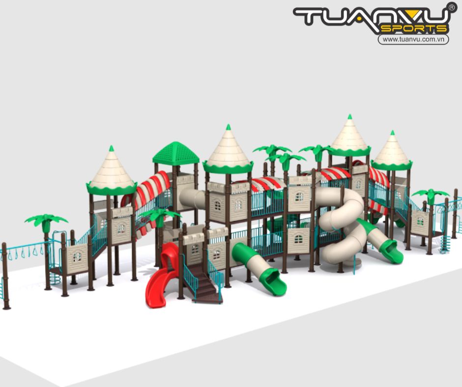 Sân chơi ngoài trời mầm non KP-CB201215