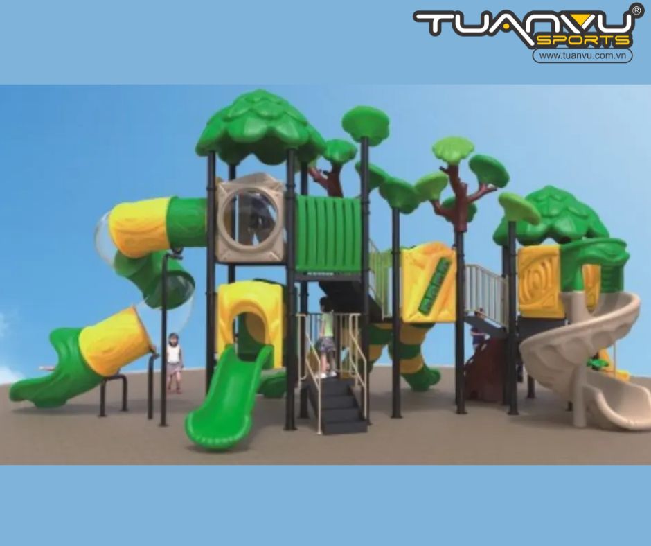 Sân chơi ngoài trời mầm non KP-MDL1705701