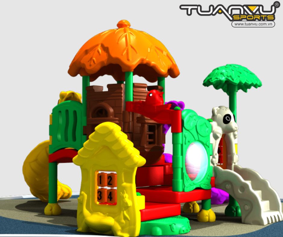 Sân chơi ngoài trời mầm non KP-QS002