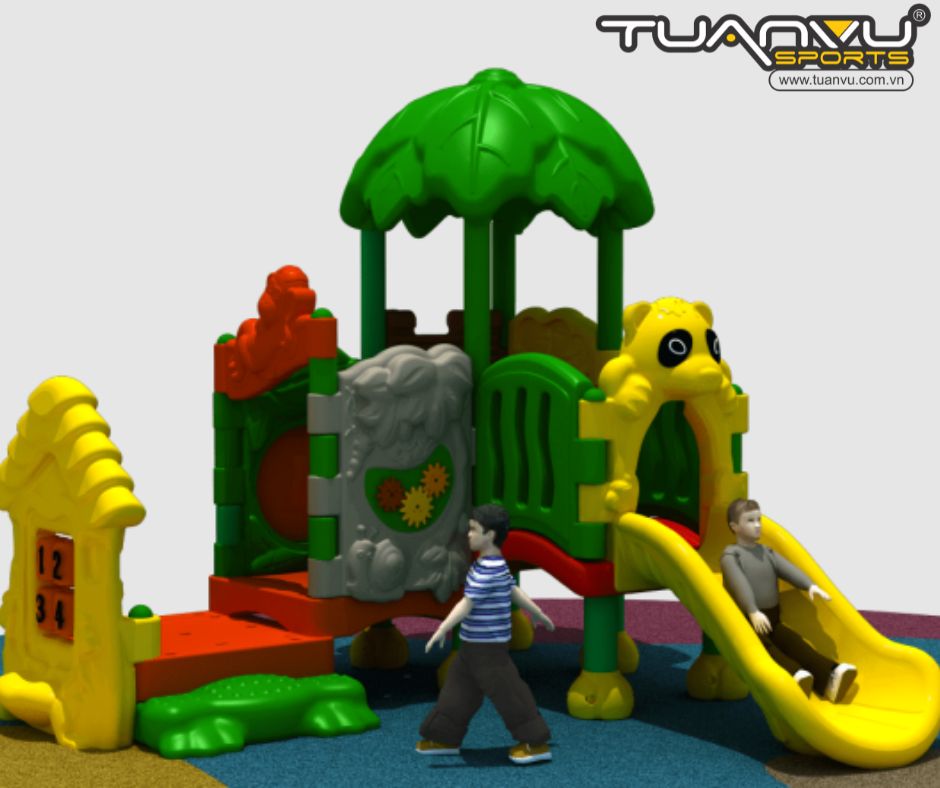 Sân chơi ngoài trời mầm non KP-QS004