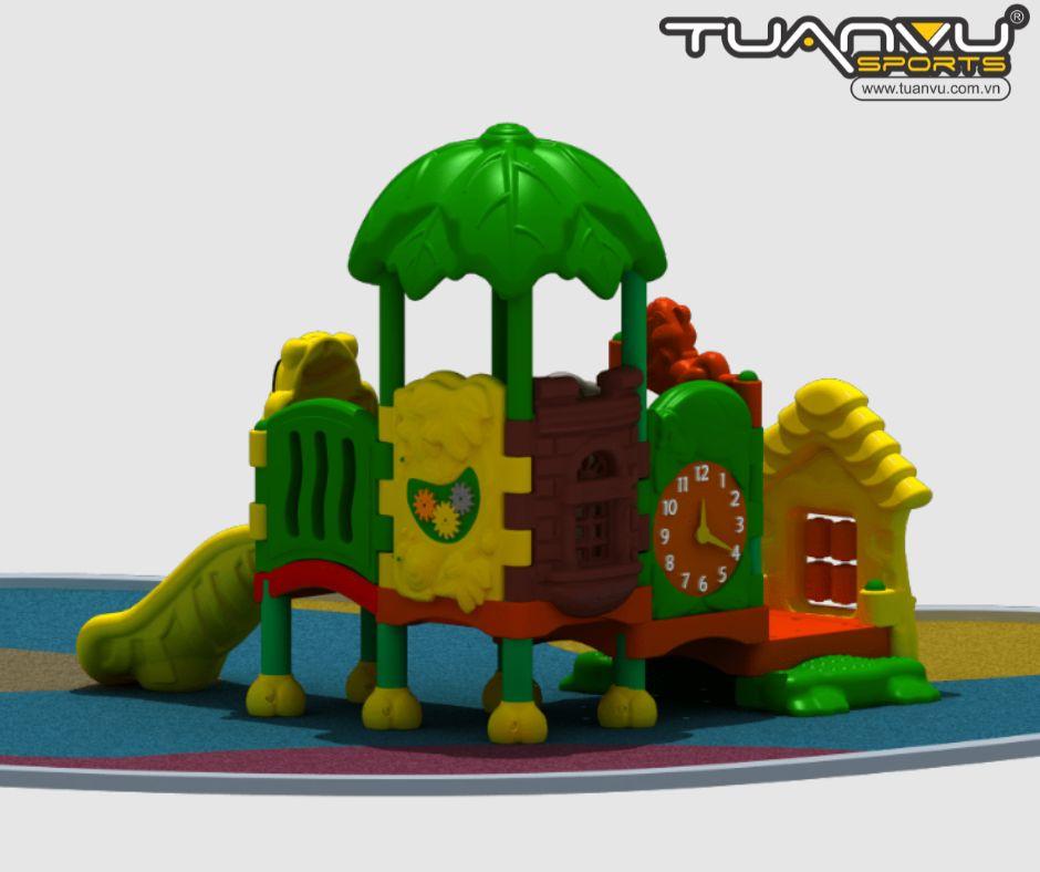 Sân chơi ngoài trời mầm non KP-QS004