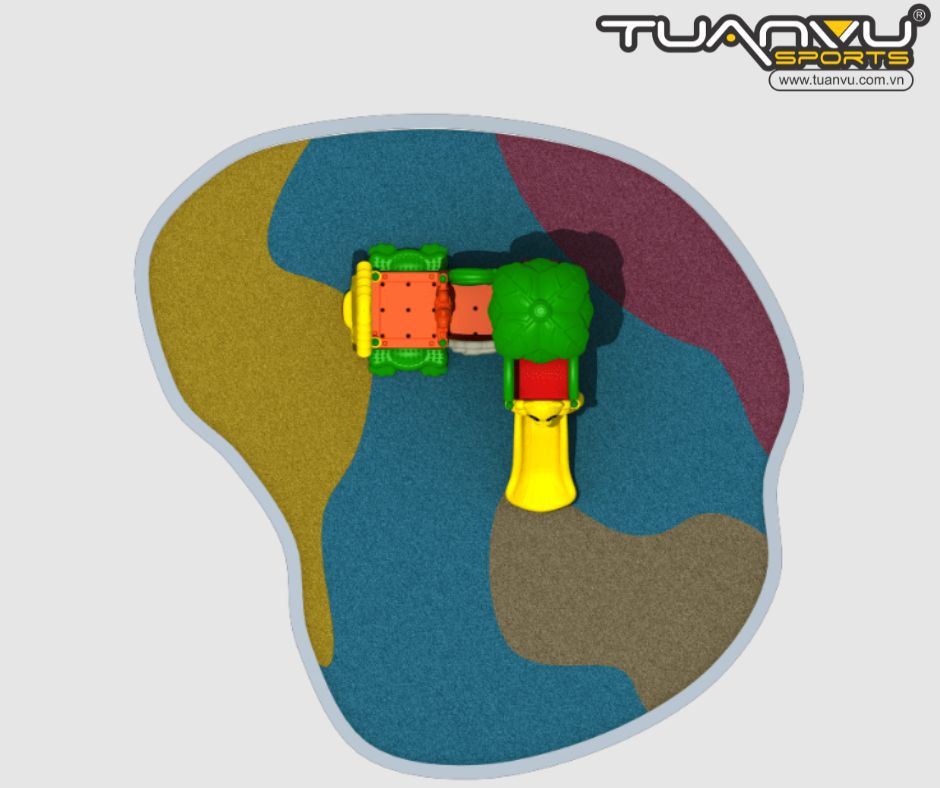 Sân chơi ngoài trời mầm non KP-QS004