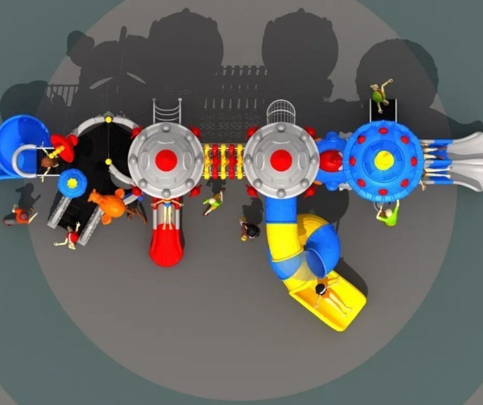 Sân chơi ngoài trời mầm non KP-TK006