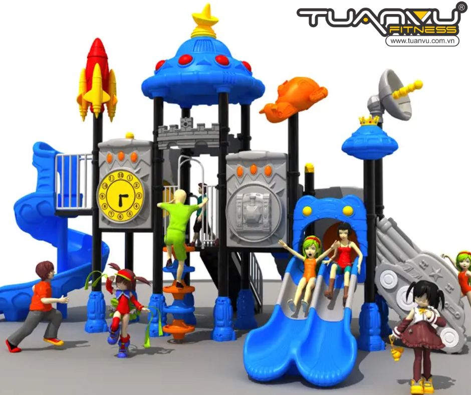Sân chơi ngoài trời mầm non KP-TK010