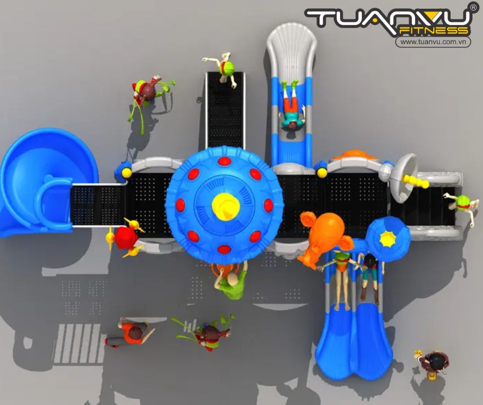 Sân chơi ngoài trời mầm non KP-TK010