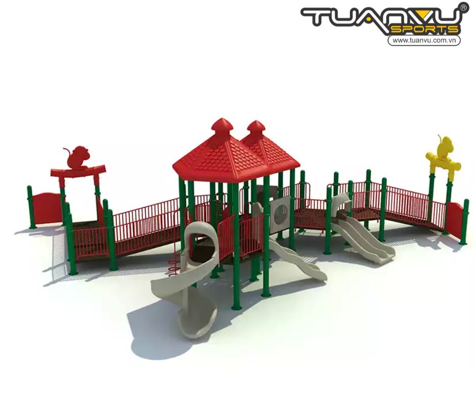 Sân chơi ngoài trời mầm non KP-TN819