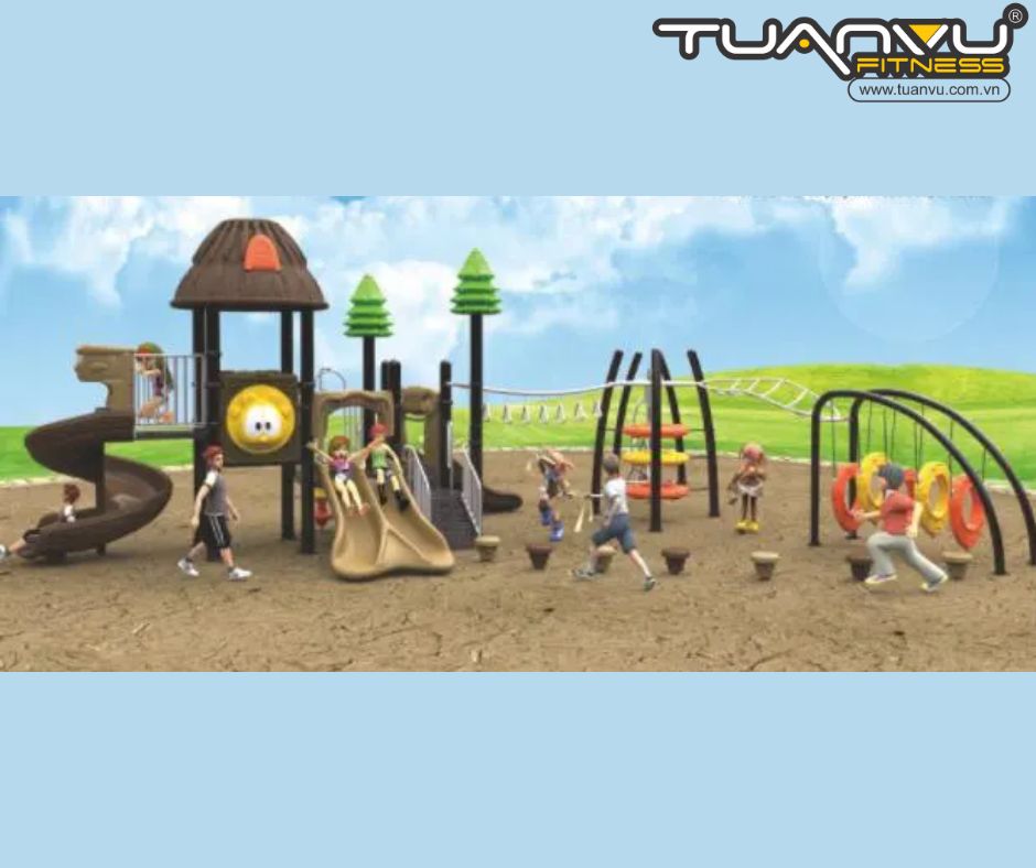 Sân chơi ngoài trời mầm non KP-TY019