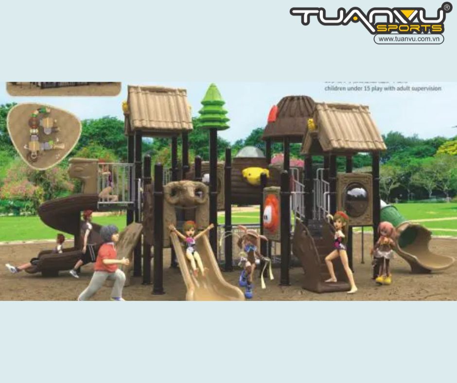 Sân chơi ngoài trời mầm non KP-TY023