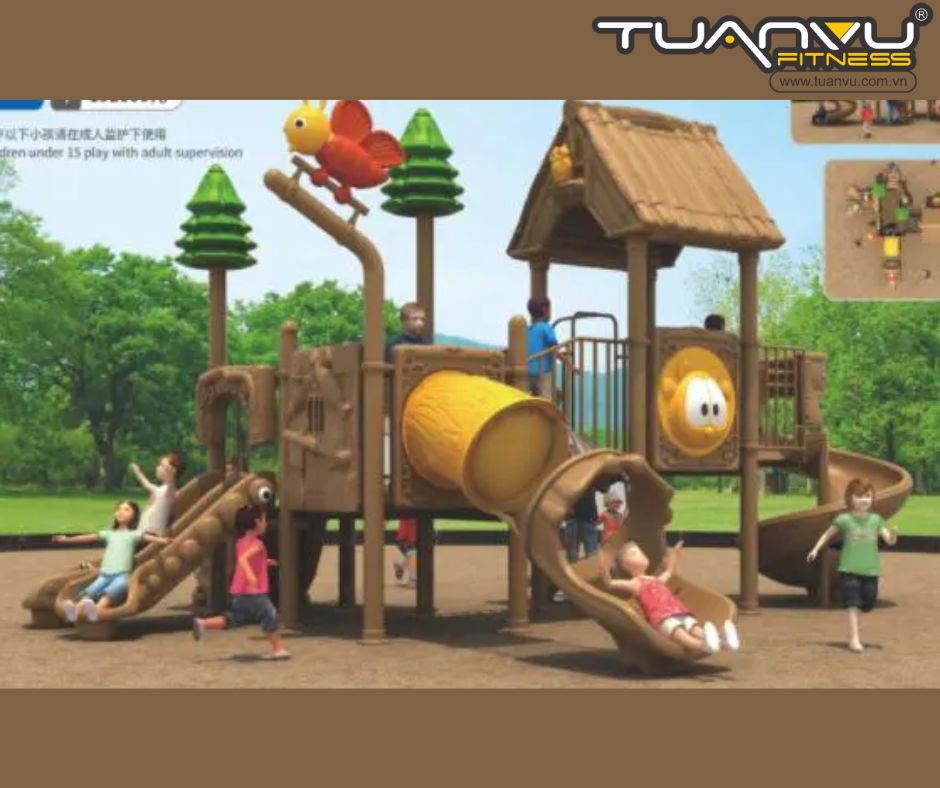 Sân chơi ngoài trời mầm non KP-TY030