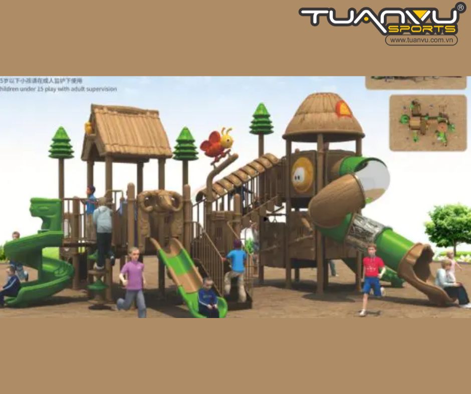 Sân chơi ngoài trời mầm non KP-TY031