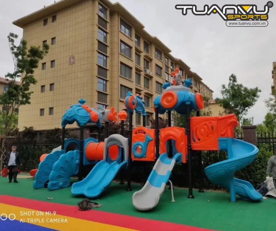 Sân chơi ngoài trời mầm non KP-XAL110