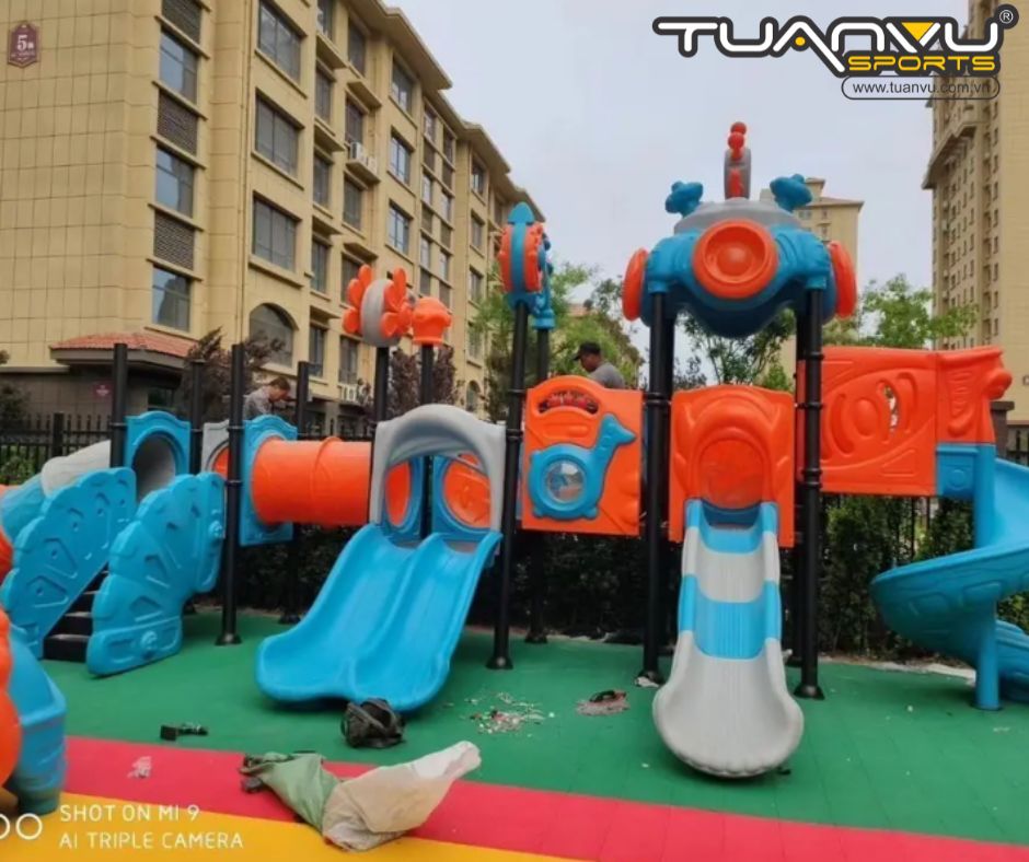 Sân chơi ngoài trời mầm non KP-XAL110