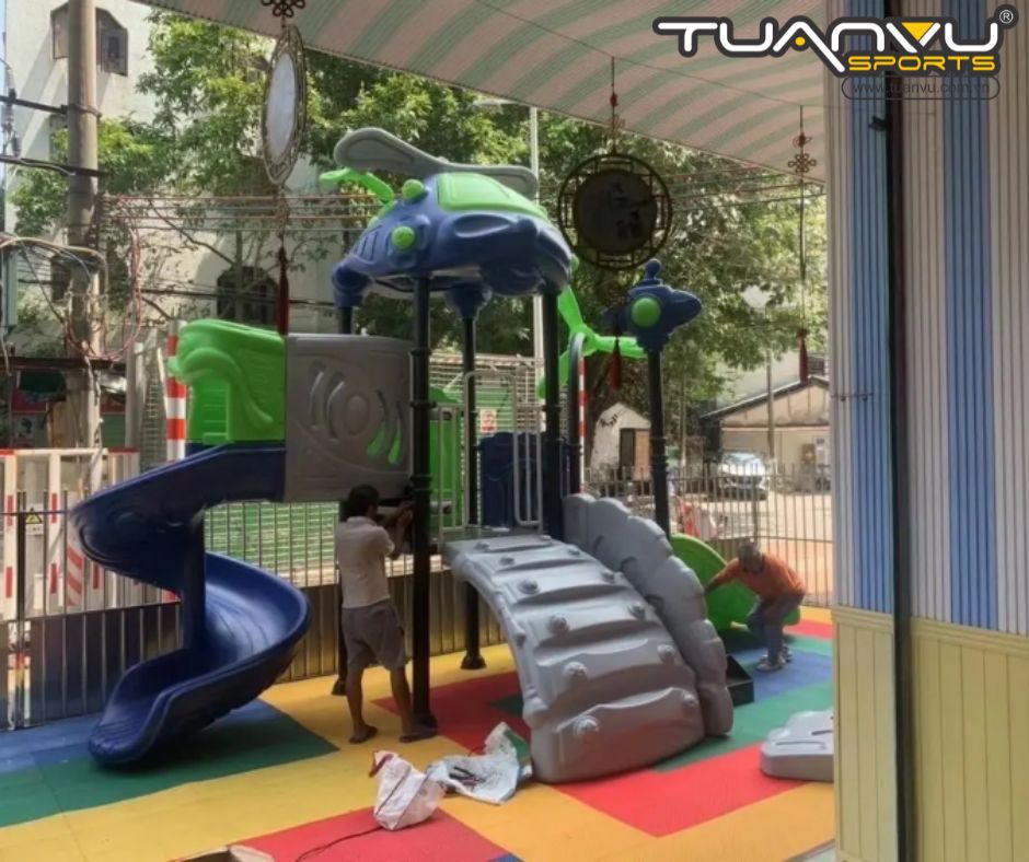 Sân chơi ngoài trời mầm non KP-XAL122