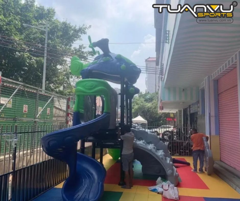 Sân chơi ngoài trời mầm non KP-XAL122