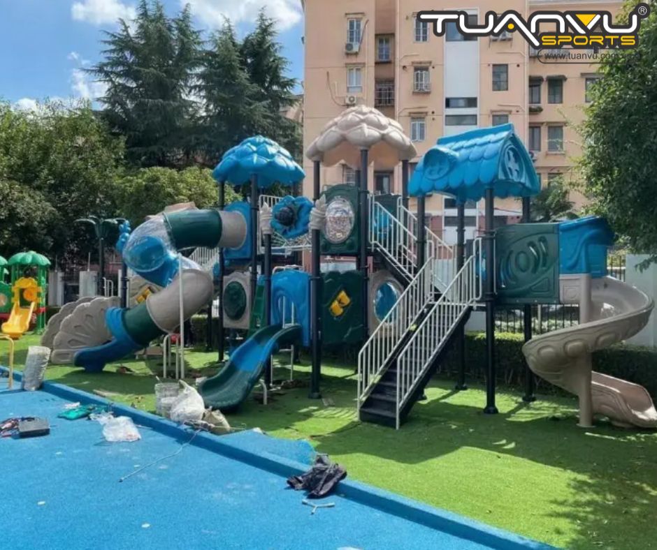 Sân chơi ngoài trời mầm non KP-XAL127