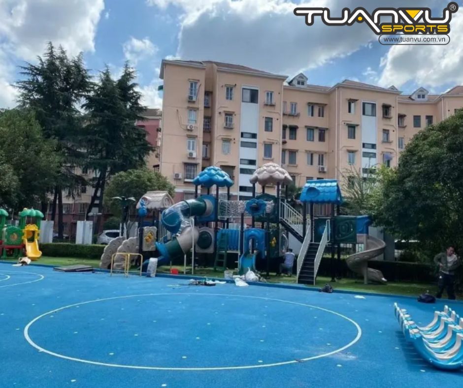 Sân chơi ngoài trời mầm non KP-XAL127