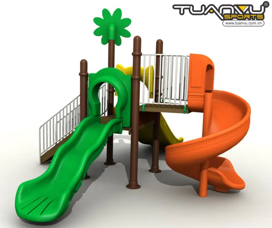 Sân chơi ngoài trời mầm non TQ-ZR126