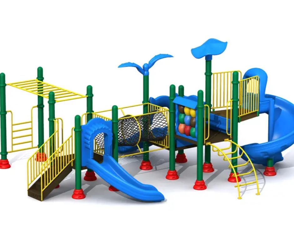 Sân chơi ngoài trời mầm non TQ-ZR214