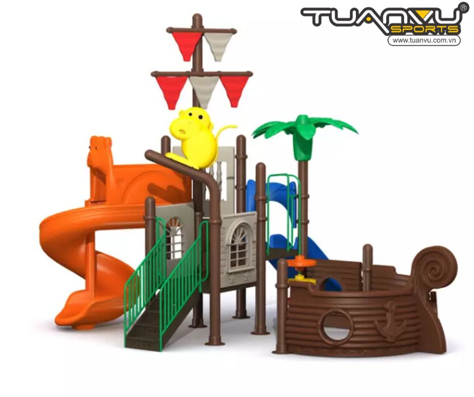 Sân chơi ngoài trời tàu cướp biển KP-HD101