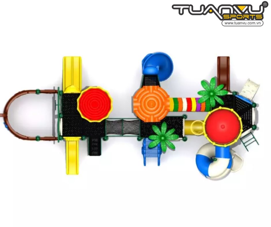 Sân chơi ngoài trời tàu cướp biển KP-HD104