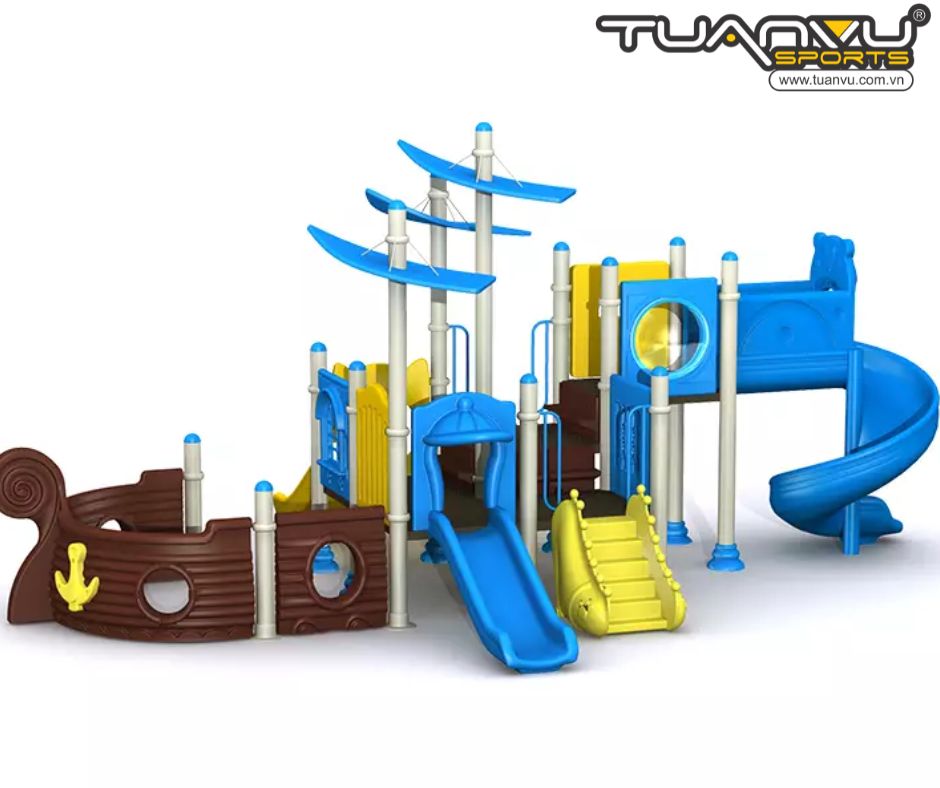 Sân chơi ngoài trời tàu cướp biển KP-HD105