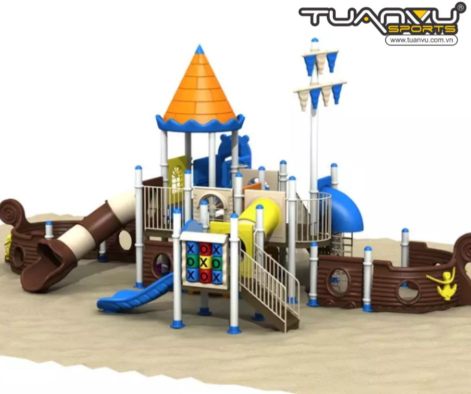 Sân chơi ngoài trời tàu cướp biển KP-HD110