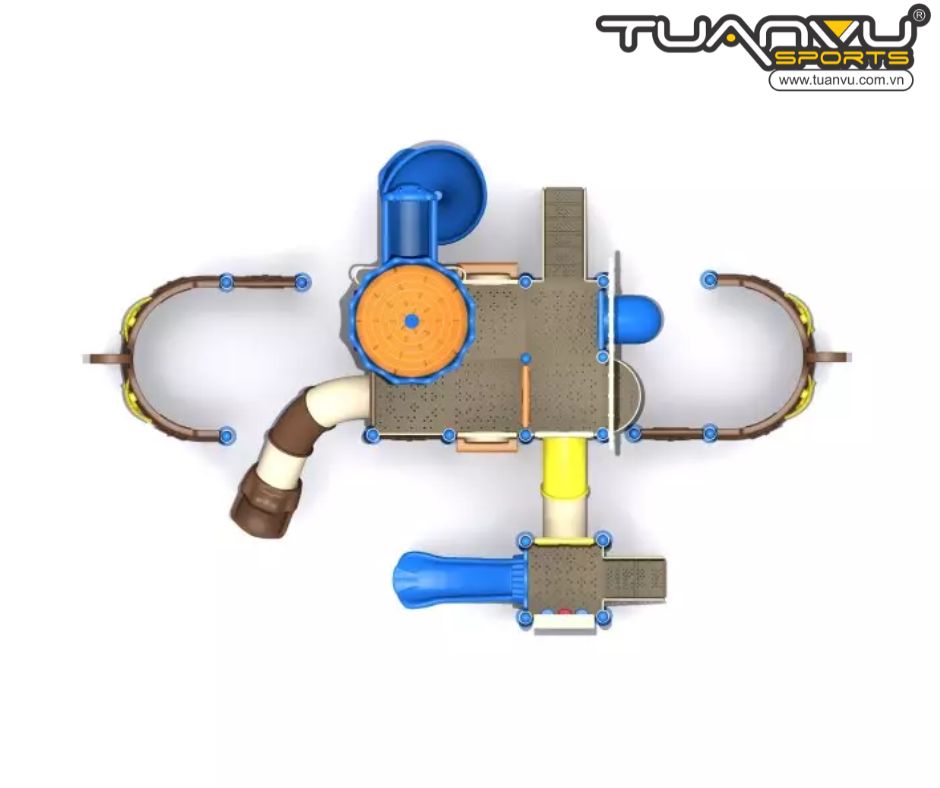 Sân chơi ngoài trời tàu cướp biển KP-HD110