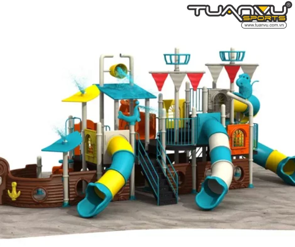Sân chơi ngoài trời tàu cướp biển KP-HD1109
