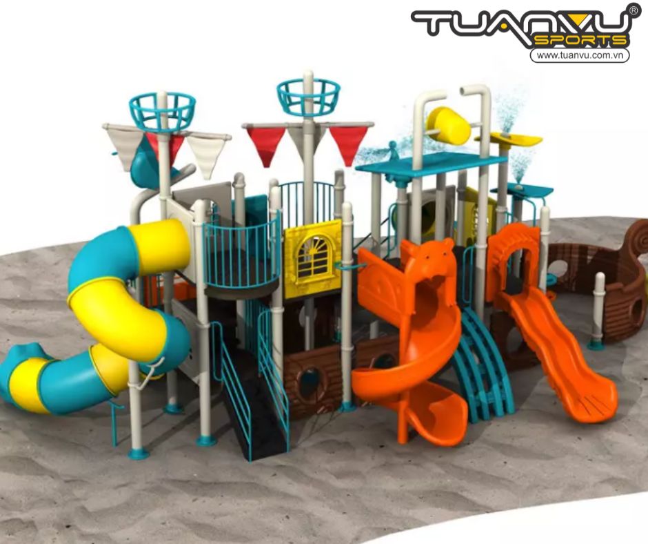 Sân chơi ngoài trời tàu cướp biển KP-HD1109