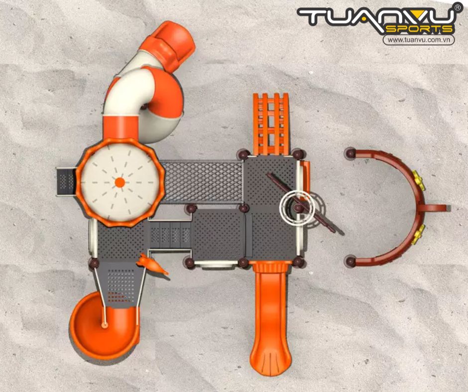 Sân chơi ngoài trời tàu cướp biển KP-HD1113